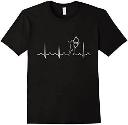 Men's Archery Heartbeat T-shirt Medium Black