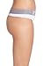 Calvin Klein Women's Iron Strength Thong Panty, White, Small