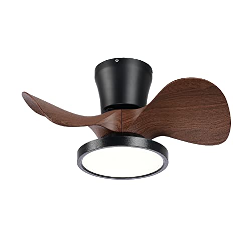 Ocioc Quiet Ceiling Fan With LED Light 22 Inch Large Air Volume Remote