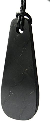 Karelia Shungite Pendant. EMF Protection Stone. Genuine Shungite and Highest Quality Guarantee.