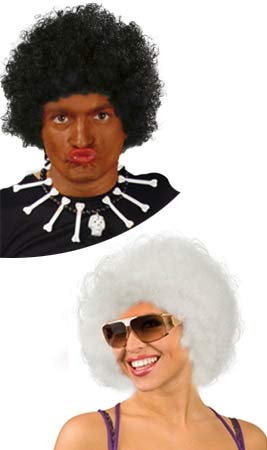 Guirca – Wig Curls, black, one size (90200)