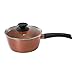 Gibson Cuisine Eco-Friendly Hummington Non-Stick 1.7-Quart Sauce Pan, Copper
