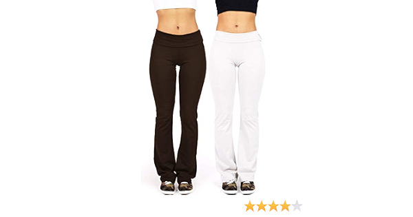 Juniors Foldover Yoga Pants Combo 