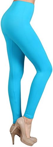 World of Leggings Women's Solid Basic Nylon Spandex Leggings - Shop 15 Colors