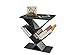 Adesso Zig-Zag Accent Table - Table Bookshelf - Storage Side Table. Home Furnishings and Decor
