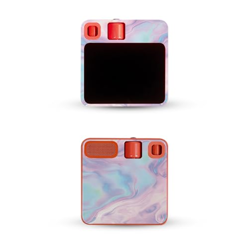 Glossy Glitter Skin Compatible with Rabbit r1 - Pastel Wave - Premium 3M Vinyl…