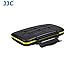 Water Resistant JJC MC-CF6 Memory Card Hard Case for 6 Pcs CF Cards with Lock