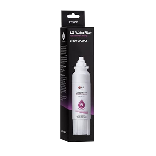 LG LT800P- 6 Month / 200 Gallon Capacity Replacement Refrigerator Water Filter (NSF42 and NSF53) ADQ73613401, ADQ73613408, or ADQ75795104 , White