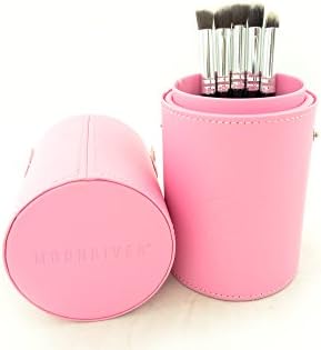 Moonriver Beauty 5 Piece Mini Kabuki Makeup Brush Kit with Premium Makeup Case