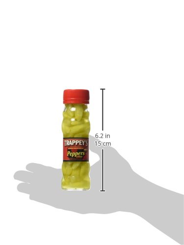 TRAPPEY’S HOT PEPPERS IN VINEGAR, 4.5 OUNCE