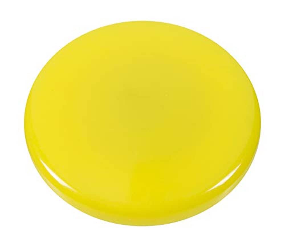Westcott E-10819 00 Self-Adhesive Magnets 30 mm Round Yellow Pack of 10