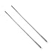 Dance Fairy Portable Telescopic Silver Sticks for Belly Dance Isis Wings, 1 Pair