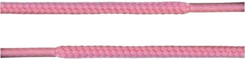 Round Shoelaces 3/16" Thick Solid Colors for All Shoe Types Several Lengths (Pink-54)