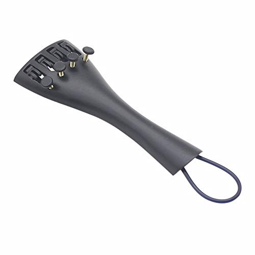 Algol - 3/4 4/4 Violin Fiddle Tailpiece Hill Style with 1pcs Tailgut Tailcord 4 Fine Tuners Aluminum Alloy Durable Strong