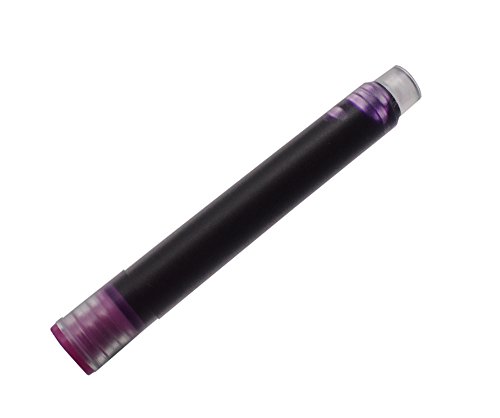 Jinhao Fountain Pen Ink Refill Cartridges, Bluish Violet Color, Set of 30 PCS, International Standard Size Disposable and Generic Ink Refill Cartridges - Thumbnail 6