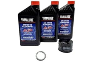 Yamaha Raptor 660 (2001-2005) all Models AP Oil Filter Change Kit Yamaha Part# 5DM-13440-00-00, 3 Quarts All All Purpose LUB-