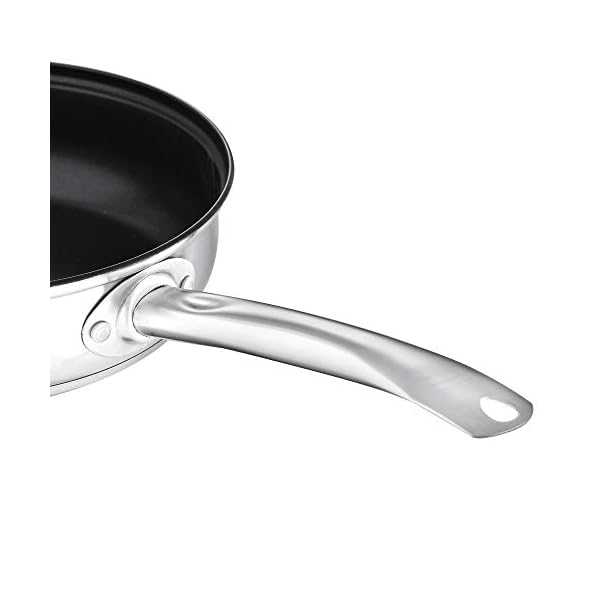 Velaze Cookware Set 14-Piece Stainless Steel Pot & Pan Sets Induction Safe, Saucepan, Casserole, Casserole, pan with…