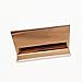 Nipole High-end Business Card Holder Stainless Steel Mirror Polish Desk Accessory Business Card Display Stand Rack Office Organizer (Deep Dark Gold)