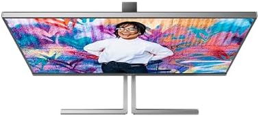 U32U3CV monitor nano IPS de 32 polegadas a 60Hz, 4ms gtG, VESA HDR400 (certificado), colunas, altura ajustável (3840x2160 HDMI 2X 2.0 DP 1x 1.4 hub USB) preto/prateado