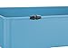 ECR4Kids 4-Tier Metal Rolling Utility Cart - Heavy Duty Mobile Storage Organizer, Turquoise