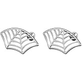 Halloween Stud Earrings Spider Web Earrings for Women Spider Web Cartilage Earring Funny Punk Stud Earring Halloween Theme Jewelry Costume Accessories