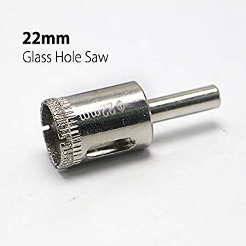 Generic 2Pcs/lot 22mm Core Drill Bit for Glass Marble Cermic Title Hole Puncher Polish Bit