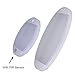 Facon Oval RV Motion Sensor Light - 4W 280LM Warm White (3400K) 12V RV Interior Lighting, LED Ceiling Dome Lights for RV Camper Motorhome Boat