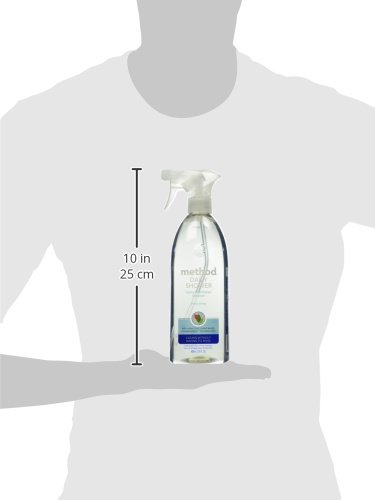 METHOD DAILY SHOWER CLEANER SPRAY, YLANG YLANG, FOR SHOWERS, TILE, FIXTURES, GLASS AND TUBS, 28 OZ SPRAY BOTTLE (PACK OF 1)
