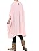 Mordenmiss Women's Doll Collar Casual Sleeveless Top with Big Pockets L Style 1-Pink