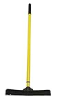 FURemover Broom with Squeegee made from Natural Rubber, Multi-Surface and Pet Hair Removal, Extends from 3 ft. to 6 ft