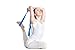Veda Yoga Foam Blocks (Set of 2) Plus Strap with Metal D-Ring - Standard Studio Size 9