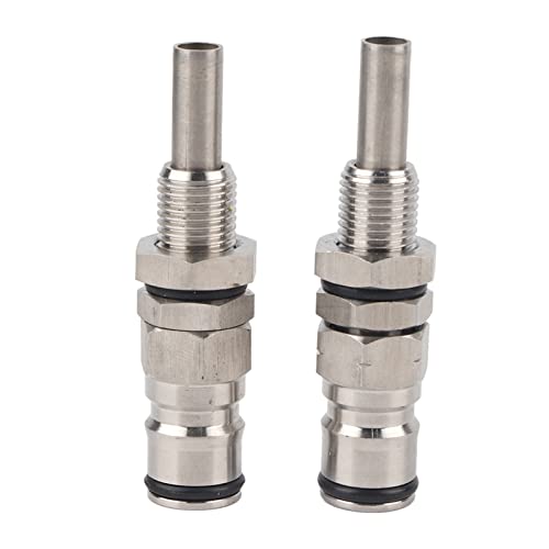 FTVOGUE 2pcs/Set Keg Ball Lock Posts Stainless Steel Keg Beer Connector Homebrew Beer Dispenser Parts