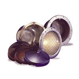 Pentair 78438100 Amerlite Underwater Incandescent Light with Stainless Steel Face Ring, 300-Watt, 12-Volt, 50-Feet Cord Length