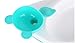 Kidsmile Baby Food Keep Warming Feeding Container, Toddler Feeding Plate with Water Chamber and 2 Divided Compartments, Pour in Hot Water Funnel to Keep Food Warm or Cold in Home or Travel, Blue