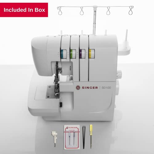SINGER S0100 Serger Overlock Machine With Included Accessory Kit 2