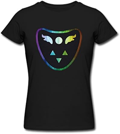 KaCo Women's Cool Day Delta Rune Undertale Personalize Black T-Shirt Small
