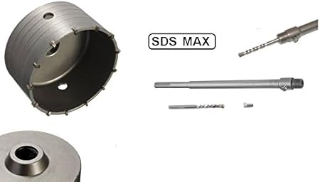 Tools Scie Cloche 150 Mm Carotteuse Avec Tige Sds Max 650 Mm Ciment Mur Briques Amazon Fr Bricolage