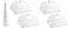 KOVOT Pop Up Mesh Screen Food Cover (4 Food Covers),White