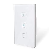 Wifi Light Switch-Smart Dimmer Switch Panel Work with Alexa Google Home IFTTT-Timer Function and Phone Remote Control Wall Light Any Where-No Hub Required and Free App  (1 Pack)
