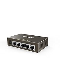 Tenda interruptor de 5 puertos Gigabit 10 100 1000Mbps Gigabit Ethernet Switch de 5 puertos (teg1005d)