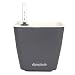 Aquaphoric Self Watering Planter (5") + Fiber Soil = Foolproof Indoor Home Garden. Decorative Planter Pot for All Plants, Flowers, Herbs, African (Charcoal Matte)