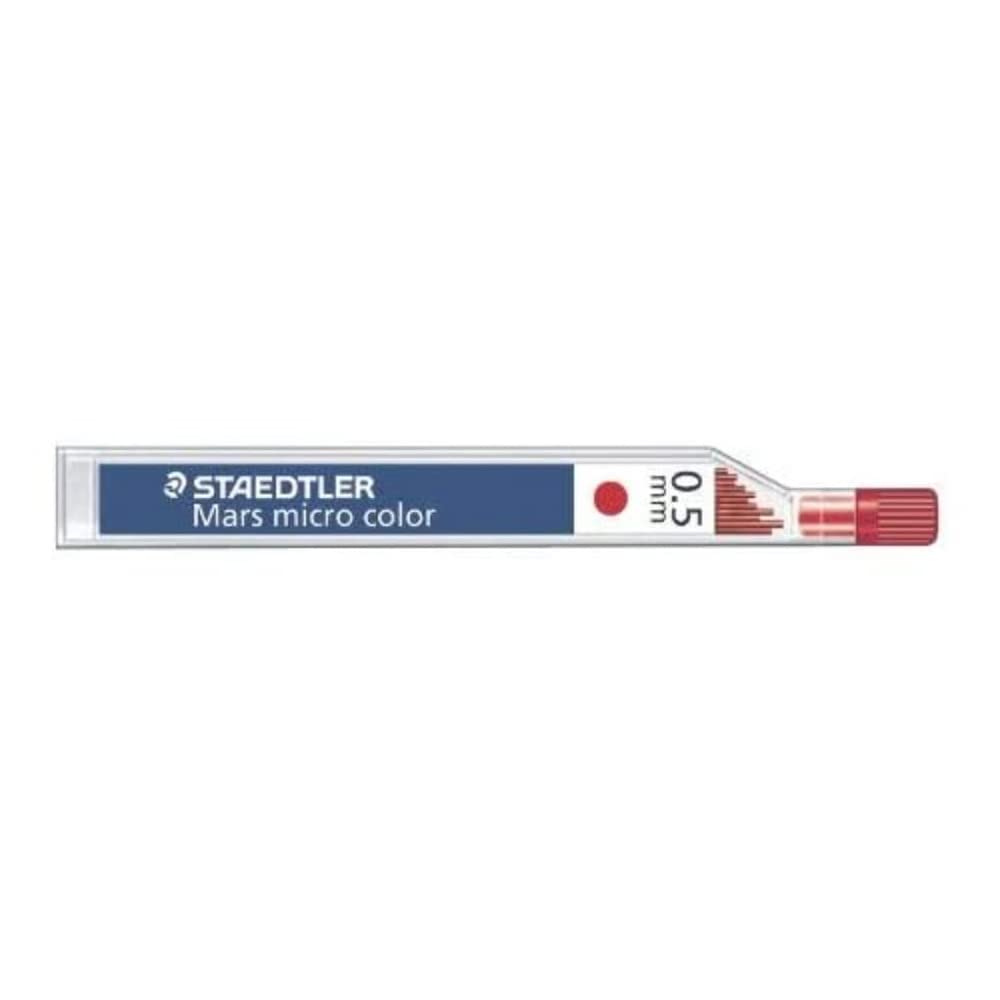 Staedtler Leads for Mechanical Pencil Mars M Carbono Red (Pack of 12)