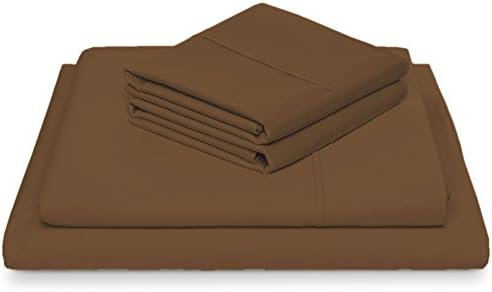 Ultra Soft Bamboo Sheet Set Hotel Quality Luxury 6-pc Bed Sheet Set Wrinkle and Fade Resistant by Emperor Style (Queen, Light Brown)