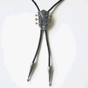 Guitar Head Bolo Tie