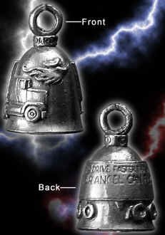 Truck and Angel Guardian Biker Bell