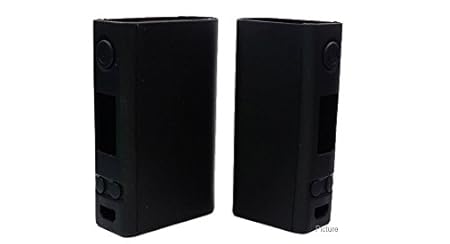 RAYEE Protective Silicone Sleeve Case Cover Wrap for Joyetech eVic VTC Dual Box Mod 2-Pack (Black)