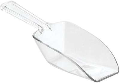 iDesign Measuring Scoop Set of 8 Small Plastic Spoons 1 Tbsp Clear