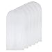 Dress Bags for Hanging Clothes 24'' x 54'' Long Dress Hanging Garment Bag White Breathable Garment Bags for Hanging Clothes Full Zipper Dust Cover for Storage Closet Pack of 6