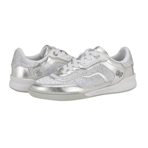 Guess Women's Pritie Sneaker, Silver Rhinestone 040, 5.5 at Amazon
