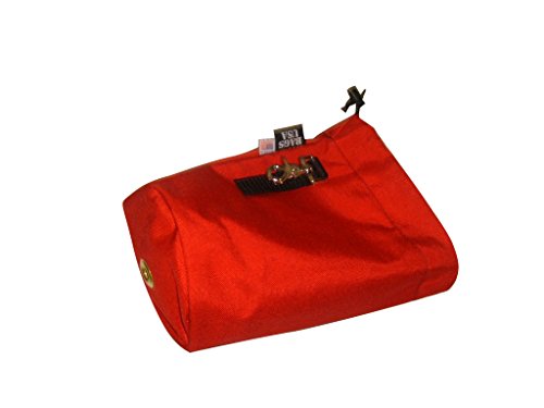 Rope Bag,Rescue Throw Rope Bag,Cordura Drop Bag Holds up to 65' Made in USA. (Red) - Thumbnail 2